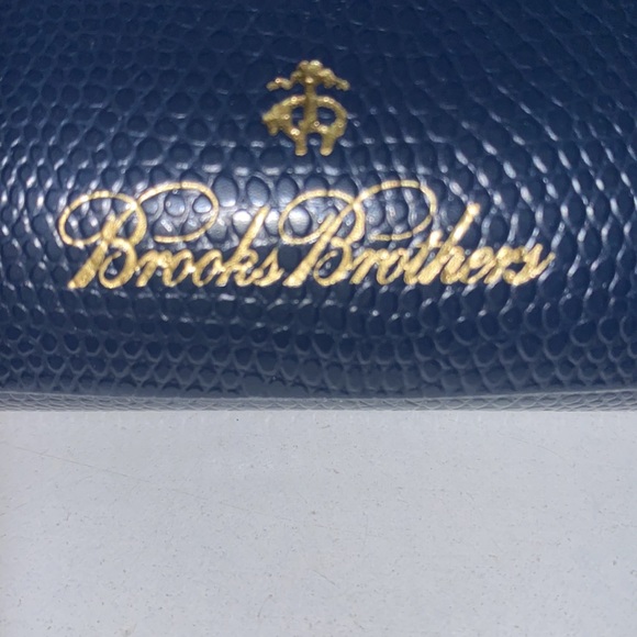 👓🐑BROOKS BROTHERS Clamshell Eyeglass Case/Cloth - Picture 10 of 10